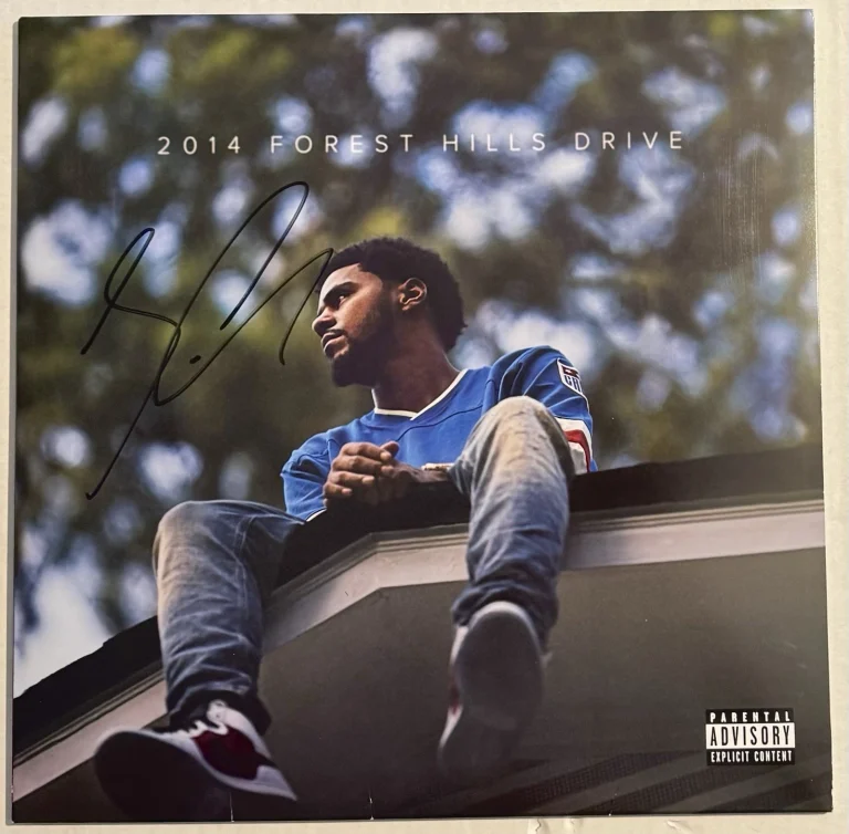 J. Cole Signed Autographed Vinyl LP “2014 Forest Hills Drive” PSA/DNA Authentic