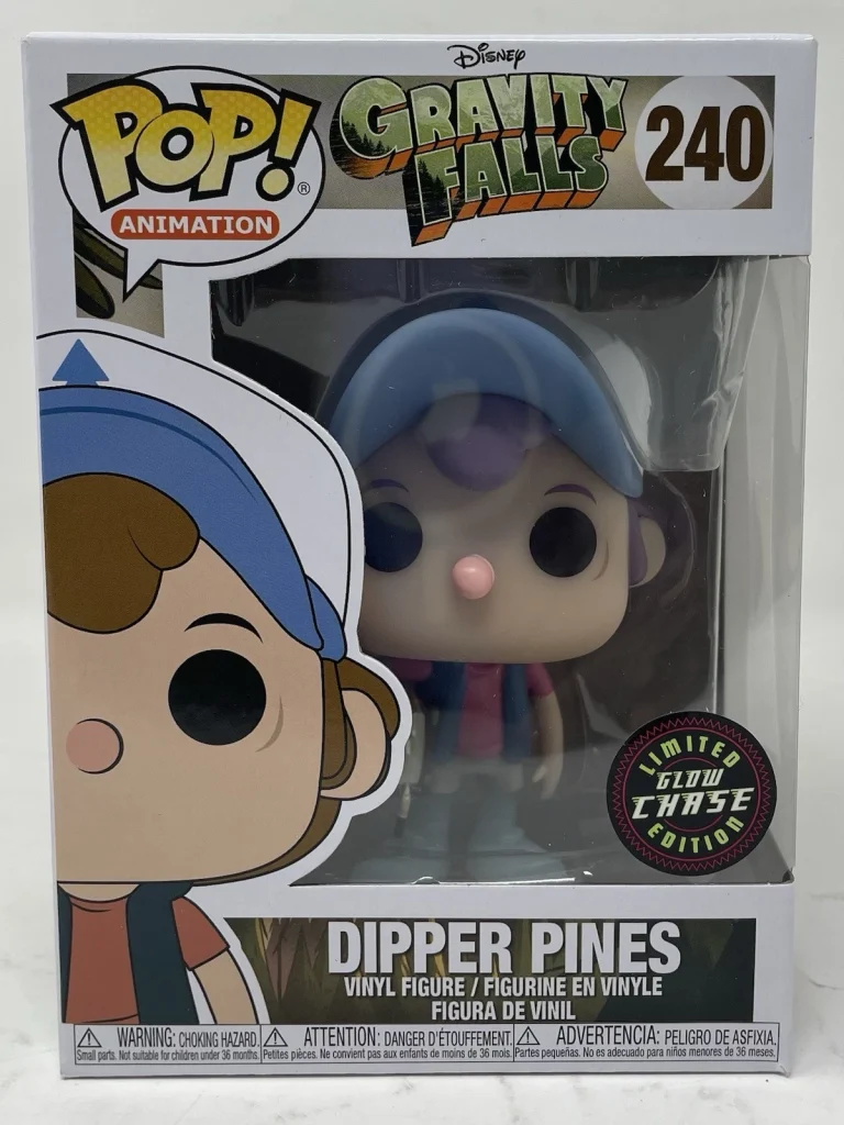Funko Pop! Disney Gravity Falls Dipper Pines #240 CHASE LE With Pop Protector