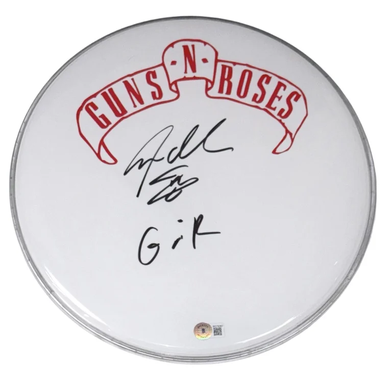 Steven Adler Guns N' Roses Signed Autograph 12