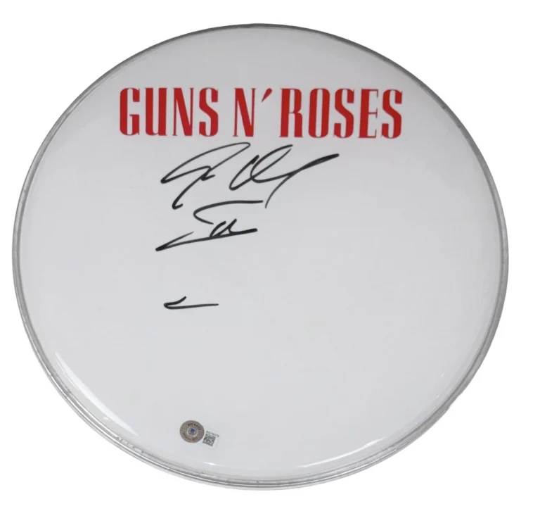 Steven Adler Guns N' Roses Signed Autograph 12