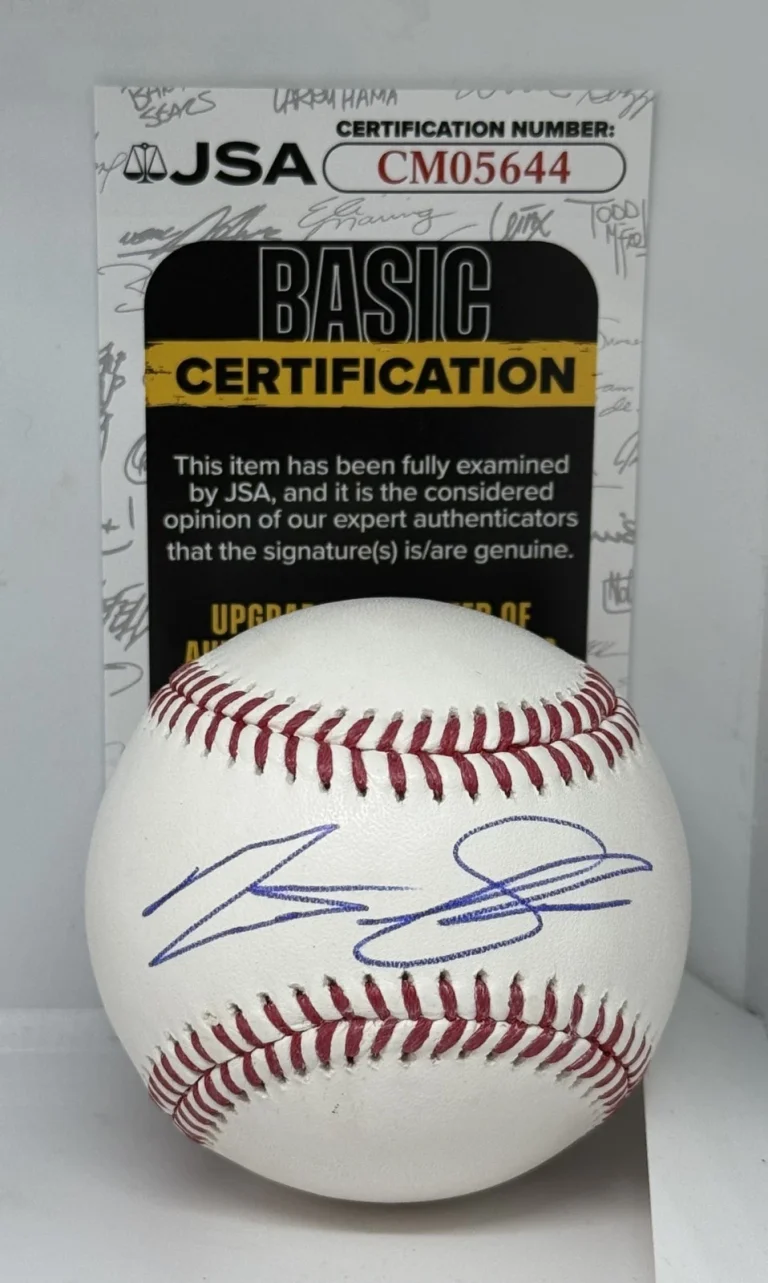 Matt Shaw Chicago Cubs signed MLB Baseball Ball autographed JSA COA