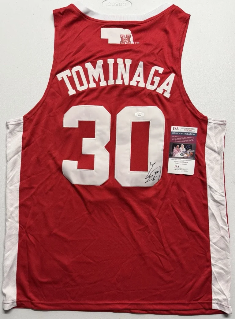 Keisei Tominaga Signed Autographed Nebraska Cornhuskers Jersey JSA COA