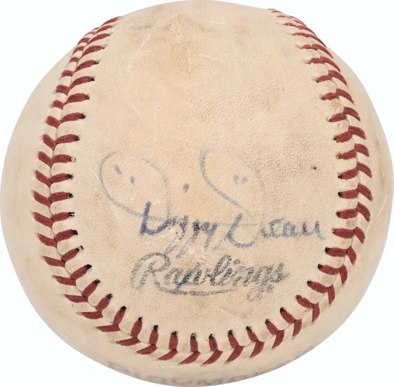 Dizzy Dean Single Signed Baseball PSA/DNA LOA