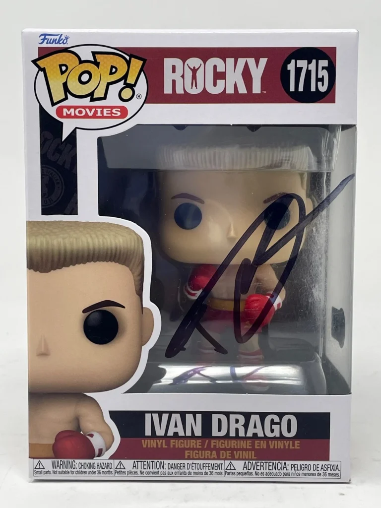 Dolph Lundgren Signed Rocky Ivan Drago Funko Pop #1715 Autograph Beckett COA