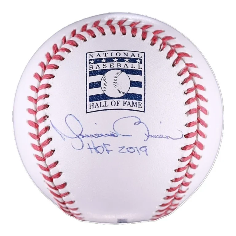 Mariano Rivera Signed HOF 2009 Inscribed OML Hall of Fame Baseball JSA