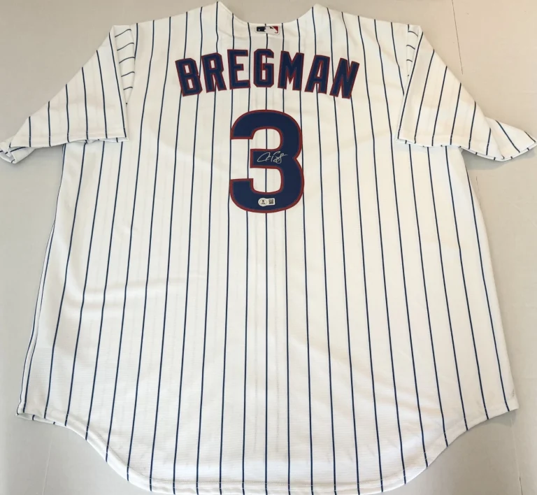 Alex Bregman signed Chicago Cubs Nike jersey autographed Beckett Witnessed