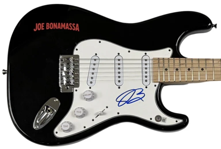 Joe Bonamassa Signed Autograph Electric Guitar Blues Rock Guitarist Beckett COA