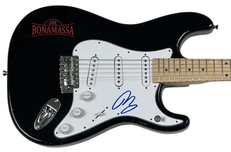 Joe Bonamassa Signed Autograph Electric Guitar Blues Rock Guitarist Beckett COA