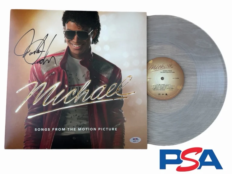 Jaafar Jackson Signed Michael Movie Vinyl LP Album Soundtrack FULL NAME PSA AUTO
