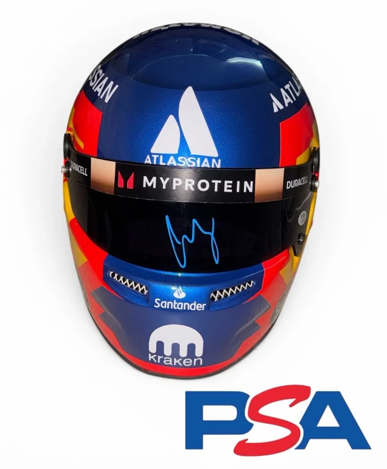 Carlos Sainz Signed 2025 F1 Season 1:1 Full Size Helmet PSA AUTO WILLIAMS #55