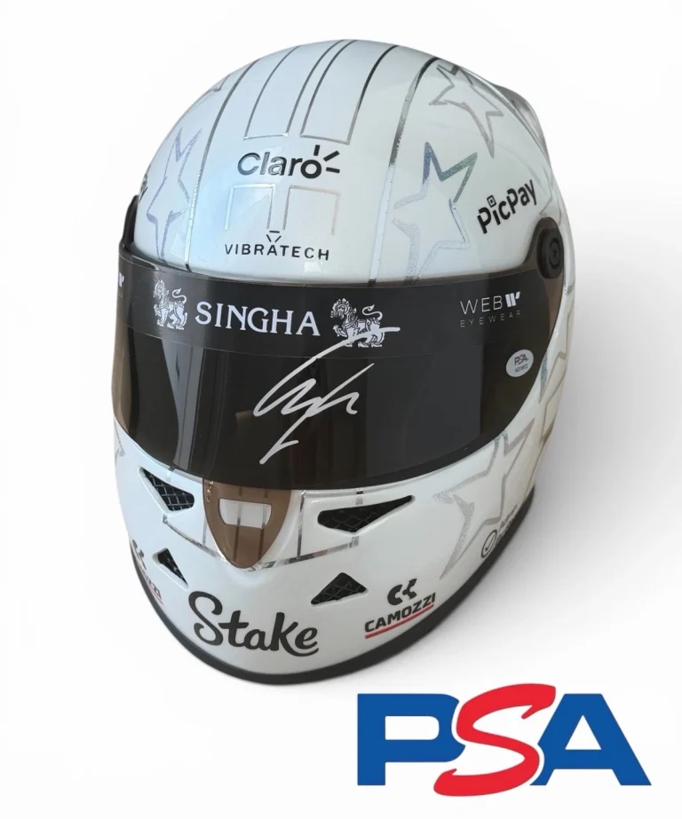 Nico Hulkenberg Signed 2025 F1 British GP Podium 1:1 Full Size Helmet PSA AUTO