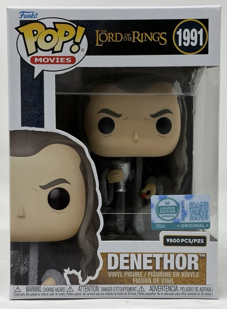 Funko Pop! LOTR Denethor #1991 Lord of the Rings LE Exclusive /9500 + Protector