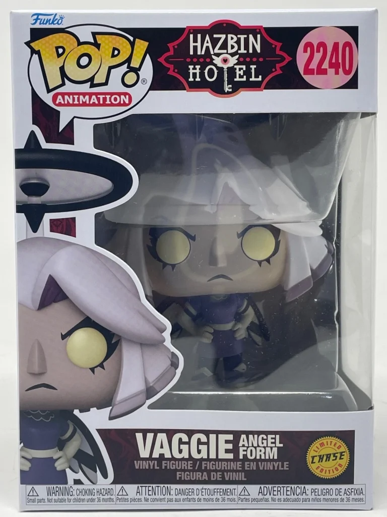 Funko Pop! Animation Hazbin Hotel Vaggie Angel Form (Chase) #2240 + Protector