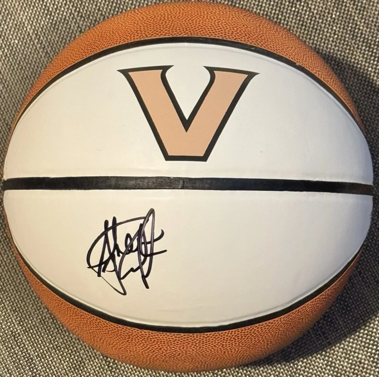 Shea Ralph Signed Autographed Vanderbilt Commodores Logo Basketball JSA COA