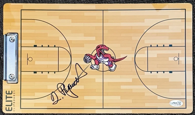 Darko Rajaković Signed Autographed Toronto Raptors Coaches Clipboard JSA COA