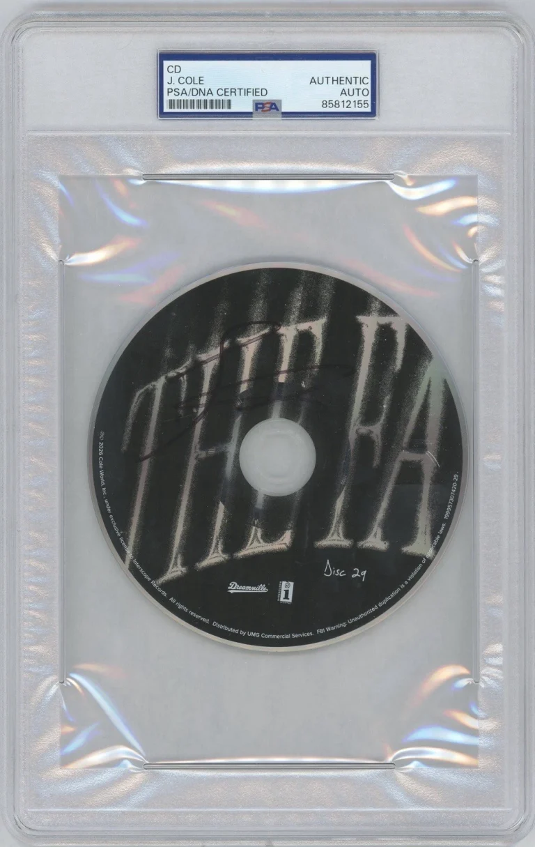 J. Cole Signed Autographed 2026 The Fall-Off CD PSA/DNA ENCAPSULATED AUTO