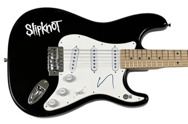 Corey Taylor Signed Autograph SLIPKNOT Electric Guitar Proof Beckett Witness COA