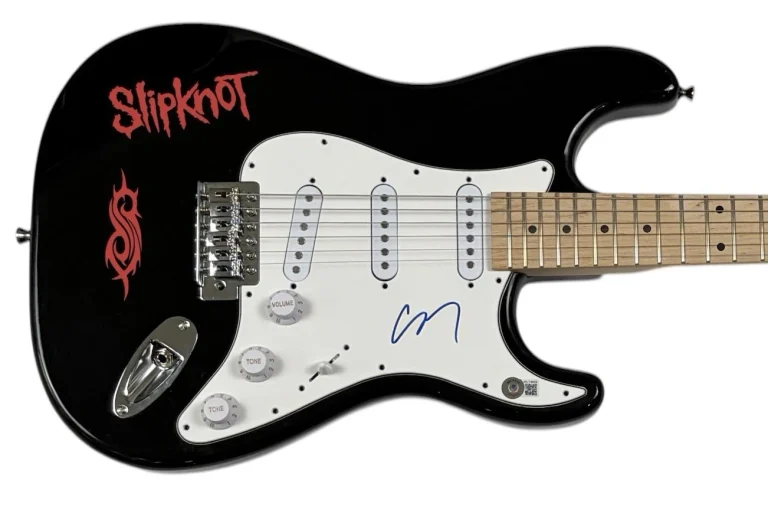 Corey Taylor Signed Autograph SLIPKNOT Electric Guitar Proof Beckett Witness COA