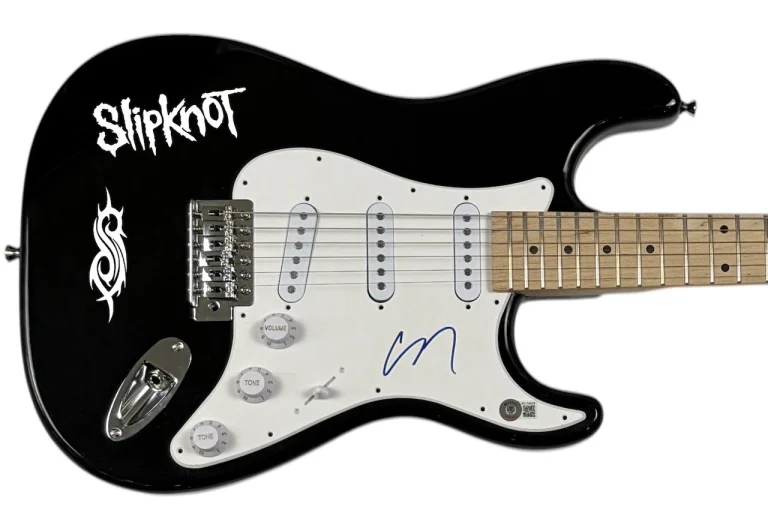 Corey Taylor Signed Autograph SLIPKNOT Electric Guitar Proof Beckett Witness COA