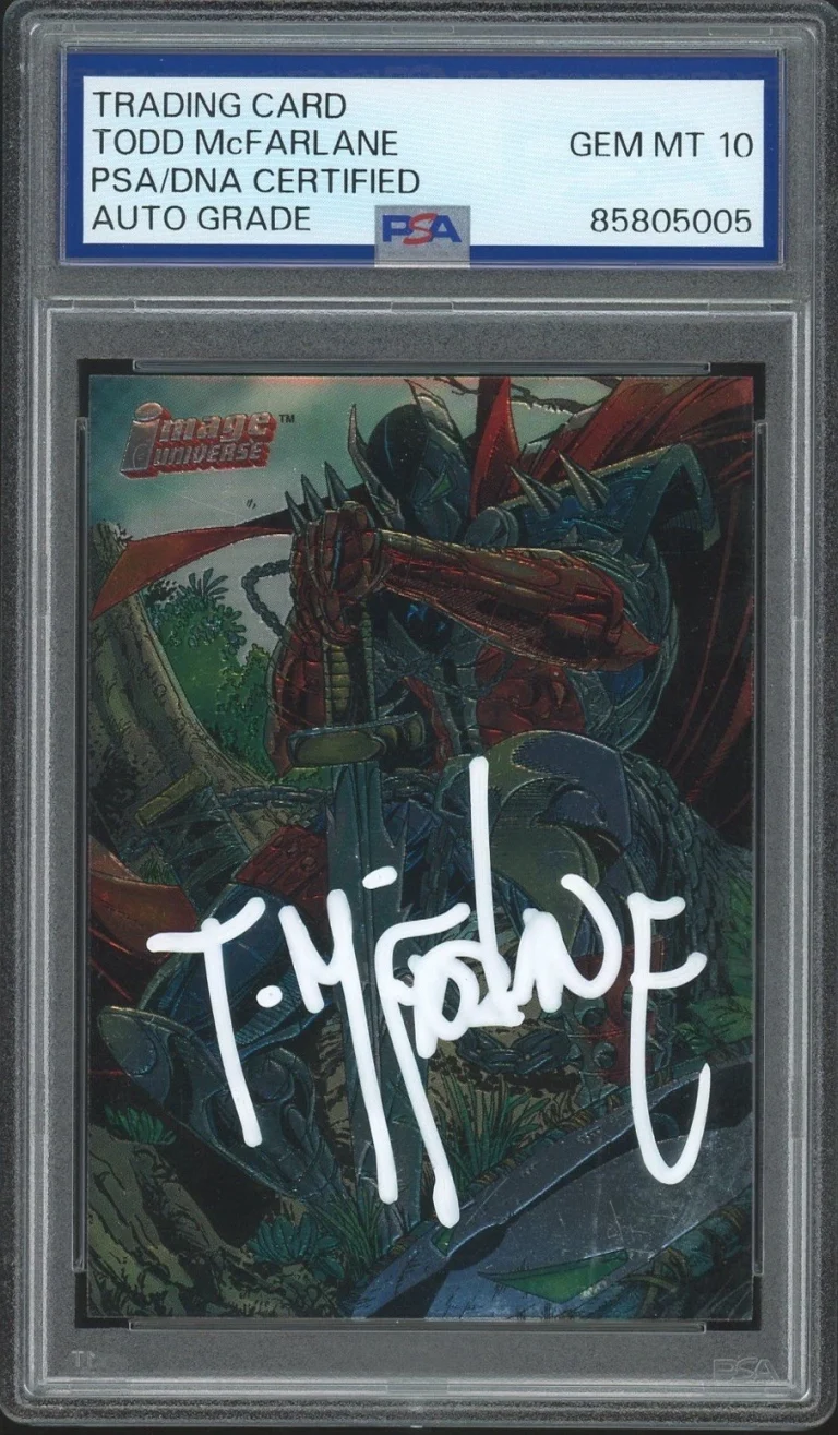 1995 Topps Image Universe #49 Todd McFarlane Signed Medieval Spawn PSA AUTO 10