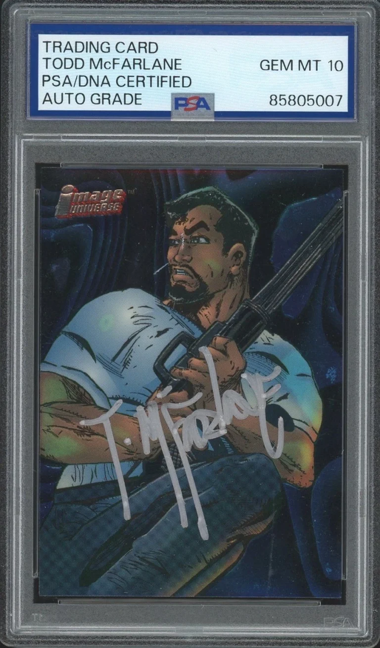 1995 Topps Image Universe #52 Todd McFarlane Spawn Terry Fitzgerald PSA AUTO 10
