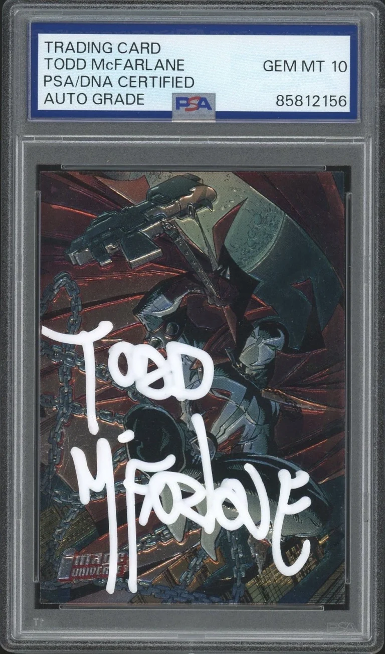 1995 Topps Image Universe #46 Todd McFarlane Signed Spawn The Origin PSA AUTO 10