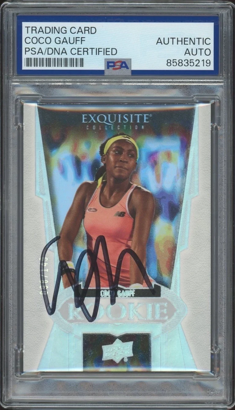 2021 UD Goodwin Champions #R-CG Coco Gauff Signed Exquisite Rookie /149 PSA AUTO