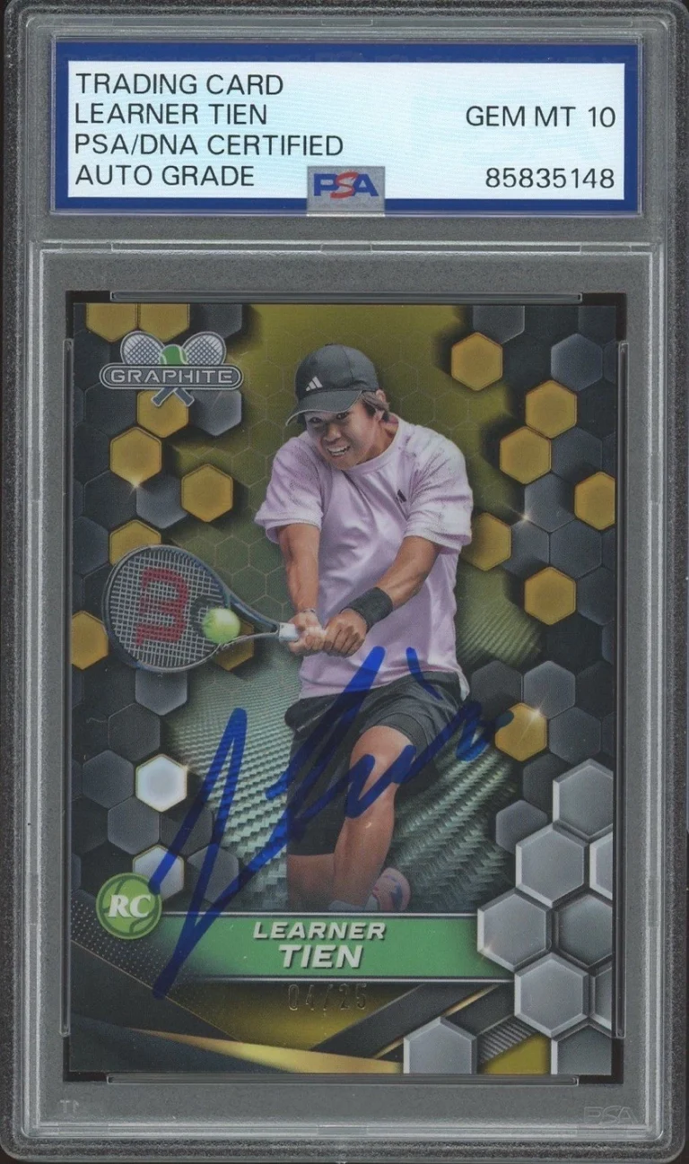 2024 Topps Graphite #122 Learner Tien Rookie Gold Refractor /25 PSA AUTO 10 RC