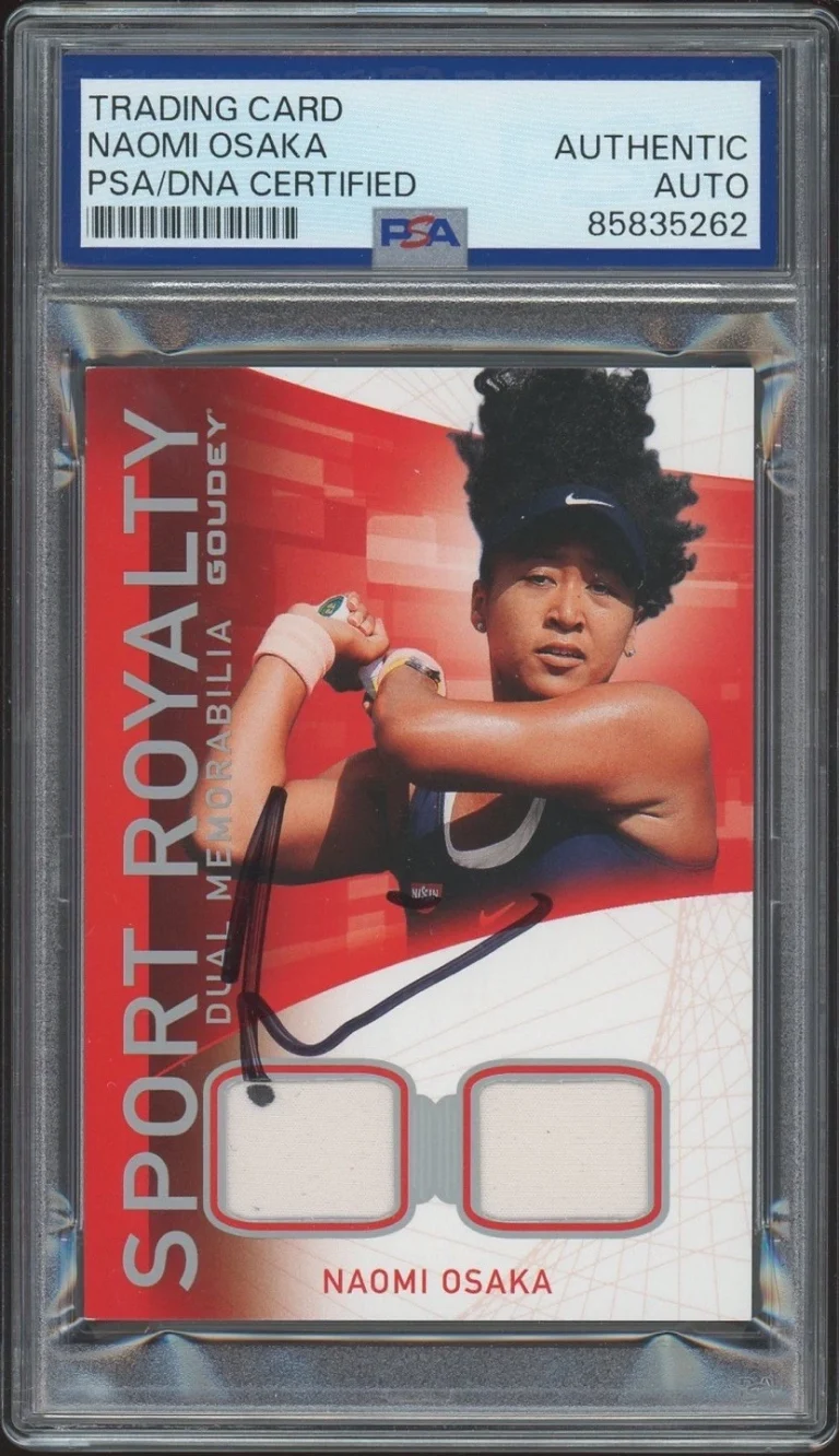 2021 UD Goodwin Champions Naomi Osaka Goudey Tennis Memorabilia PSA/DNA AUTO
