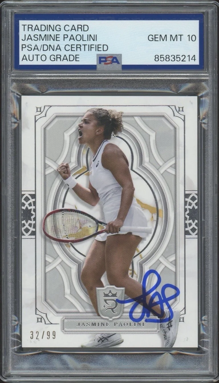 2024 Topps Royalty #98 Jasmine Paolini Signed Tennis Rookie /99 PSA AUTO 10 RC