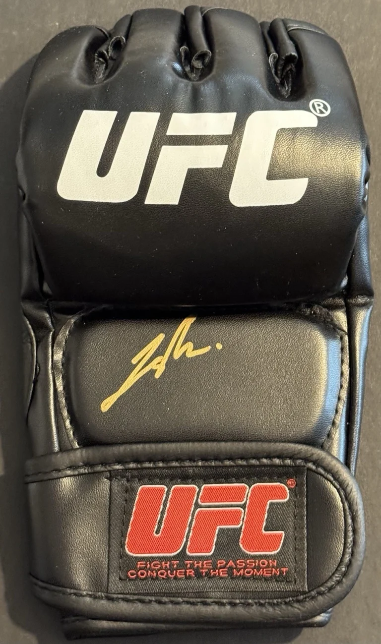 Joshua Josh Van Signed Autographed The Fearless UFC Fight Glove Beckett BAS COA