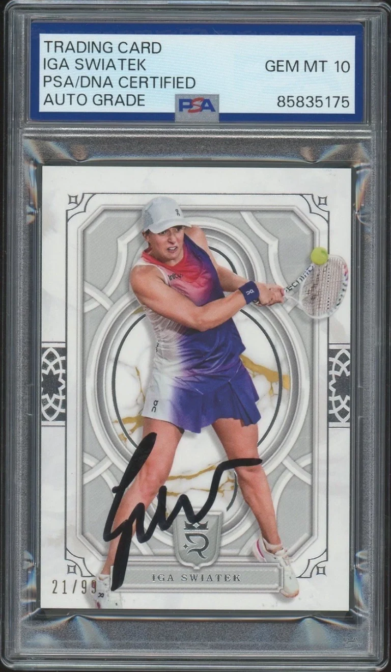 2024 Topps Royalty #75 Iga Swiatek Signed Tennis Card /99 PSA/DNA AUTO 10 WTA