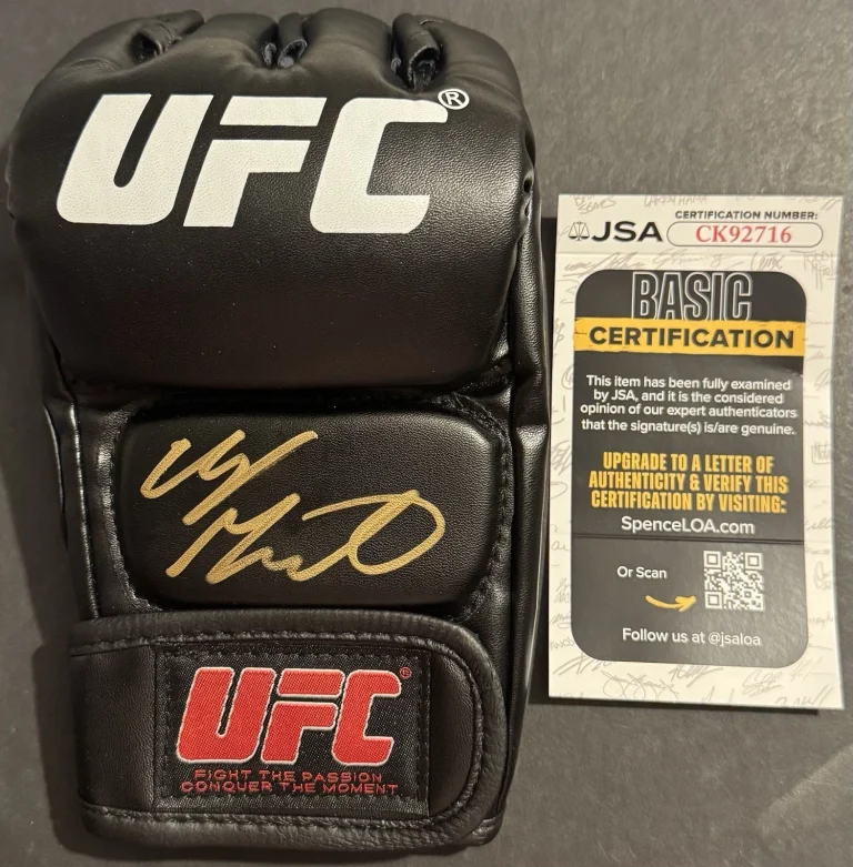 Clay Guida Signed Autographed UFC Fight Glove JSA COA