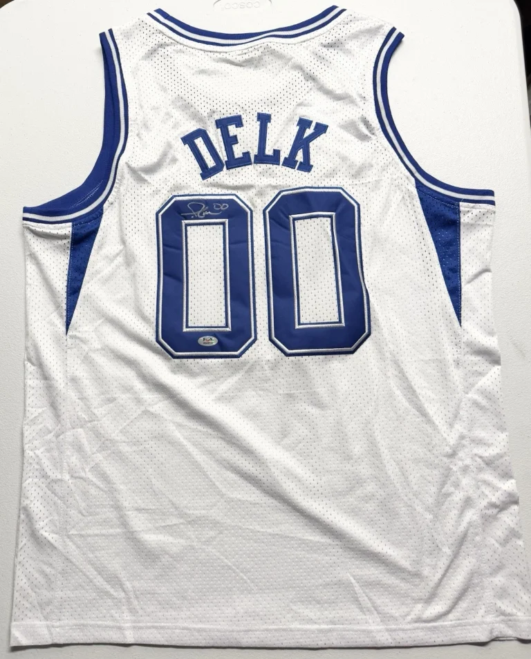 Tony Delk Signed Autographed Kentucky Wildcats Jersey #00 PSA/DNA Coa