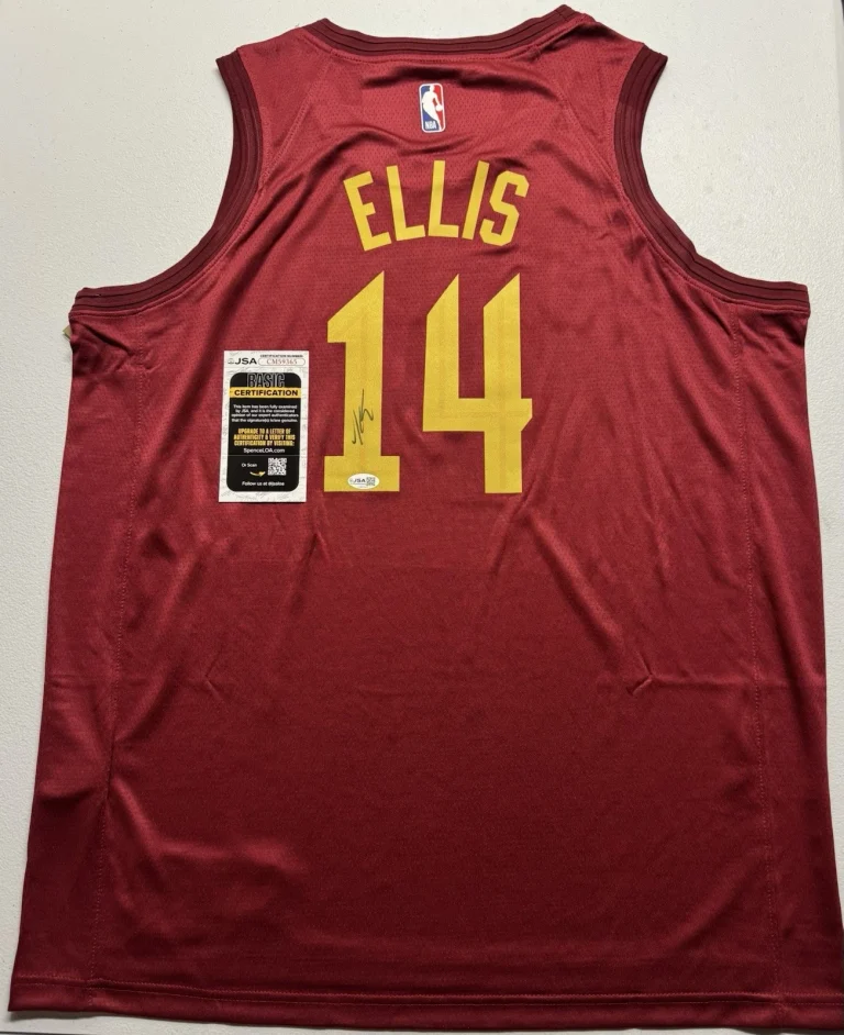 Keon Ellis Signed Autographed Cleveland Cavaliers Basketball Jersey JSA COA