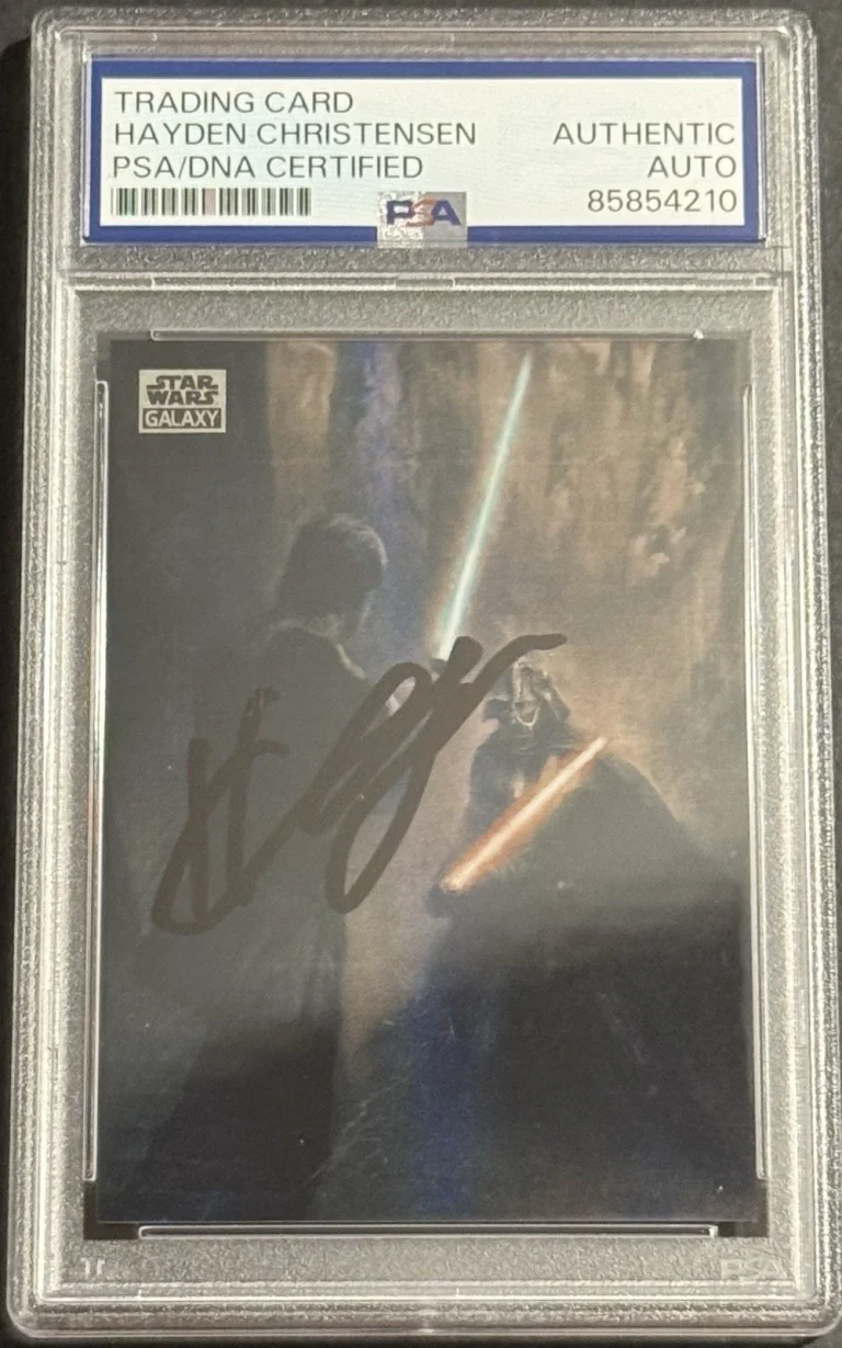 Hayden Christensen Signed 2025 Topps Chrome Galaxy Star Wars Anakin PSA/DNA #d