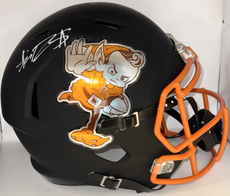 Shedeur Sanders Signed Autographed Cleveland Browns Full Size Helmet JSA COA