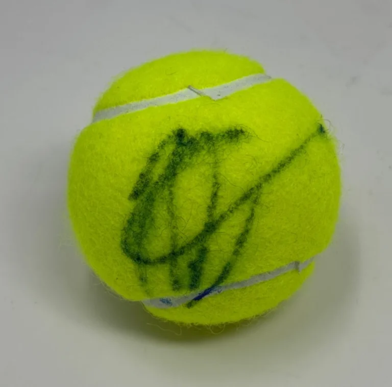 Novak Djokovic Signed Autograph Tennis Ball Wimbledon US Open Champion JSA COA