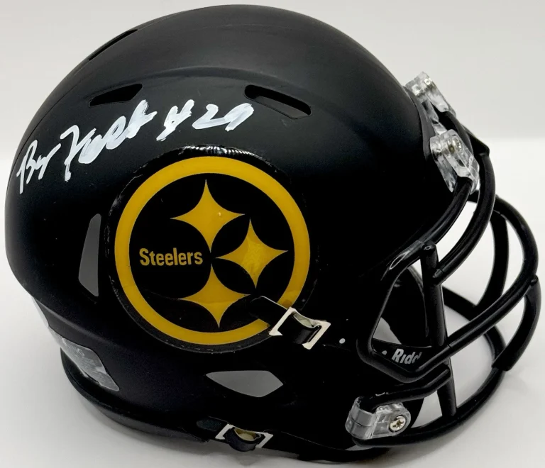 Barry Foster Signed Autographed Pittsburgh Steelers Mini Helmet PSA/DNA COA
