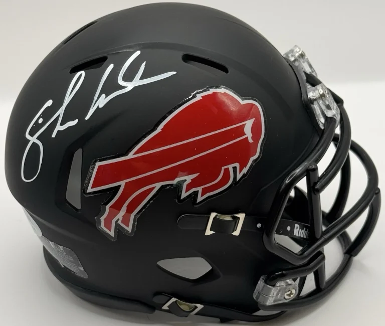 Shane Conlan Signed Autographed Buffalo Bills Mini Helmet PSA/DNA COA