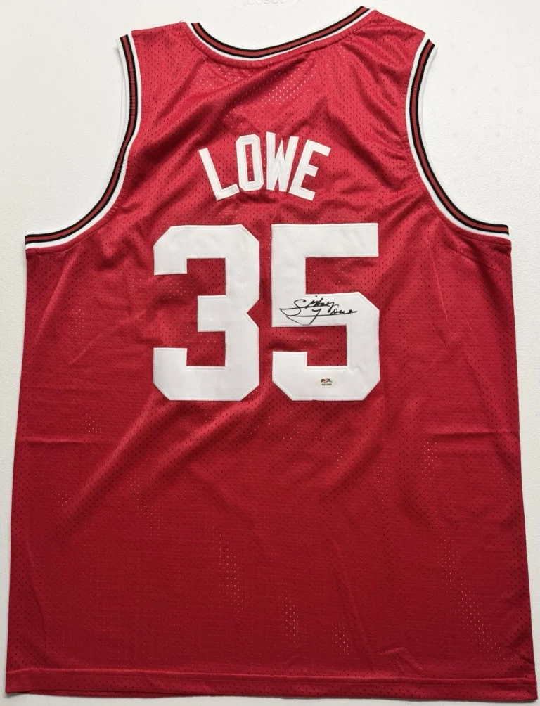 Sidney Lowe Signed Autographed NC State Wolfpack Jersey PSA/DNA COA