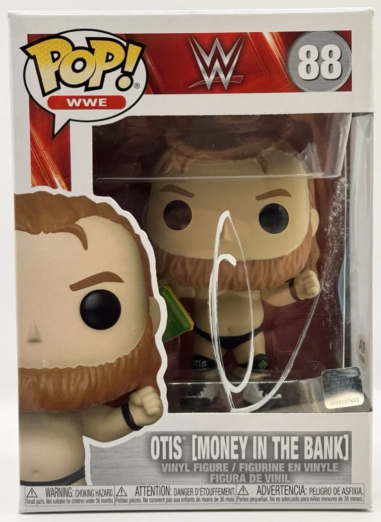 Otis Signed Autographed WWE Superstar Funko Pop PSA/DNA COA