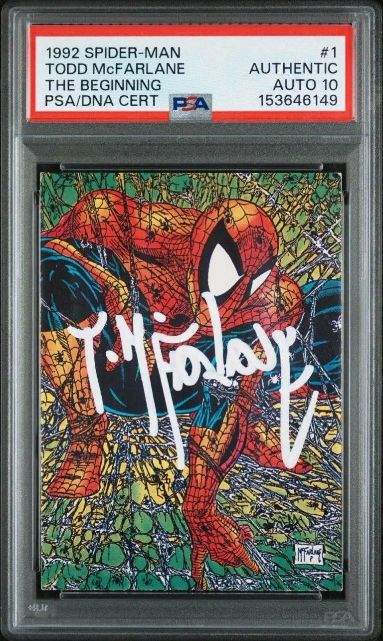 1992 Spider-Man #1 Todd McFarlane Signed The Beginning Rookie PSA/DNA AUTO 10 RC