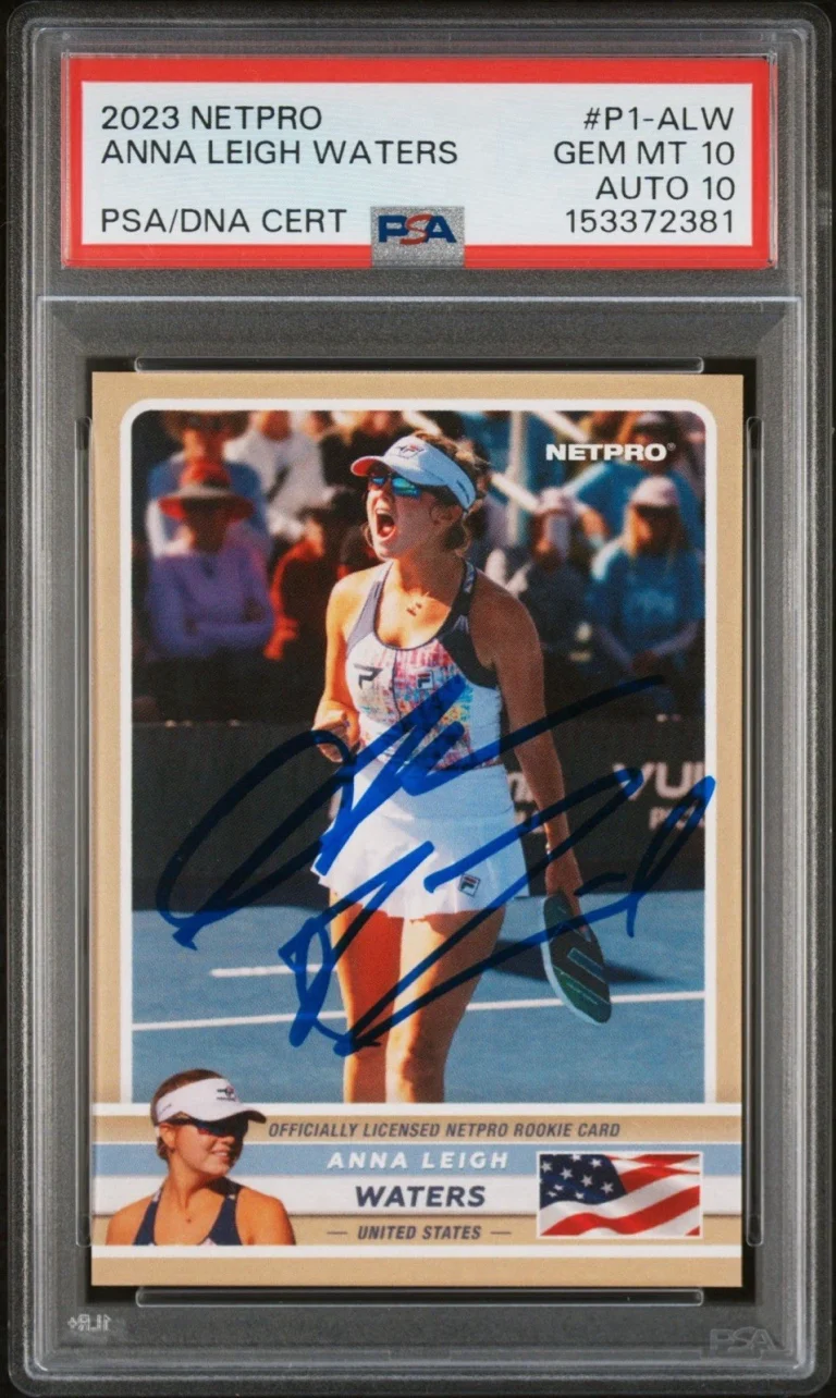 2023 NetPro #P1-ALW Anna Leigh Waters Signed Rookie Card /999 PSA 10/AUTO 10 RC