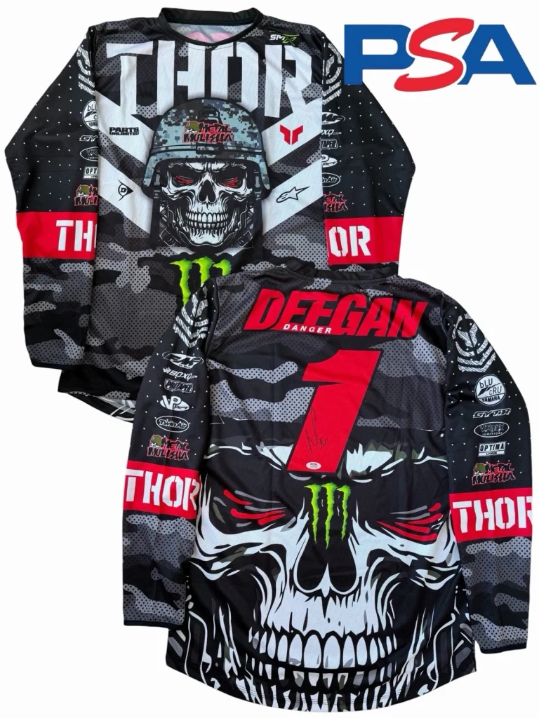 Haiden Deegan Signed Metal Mulisha Supercross #1 Jersey PSA AUTO Motocross SMX