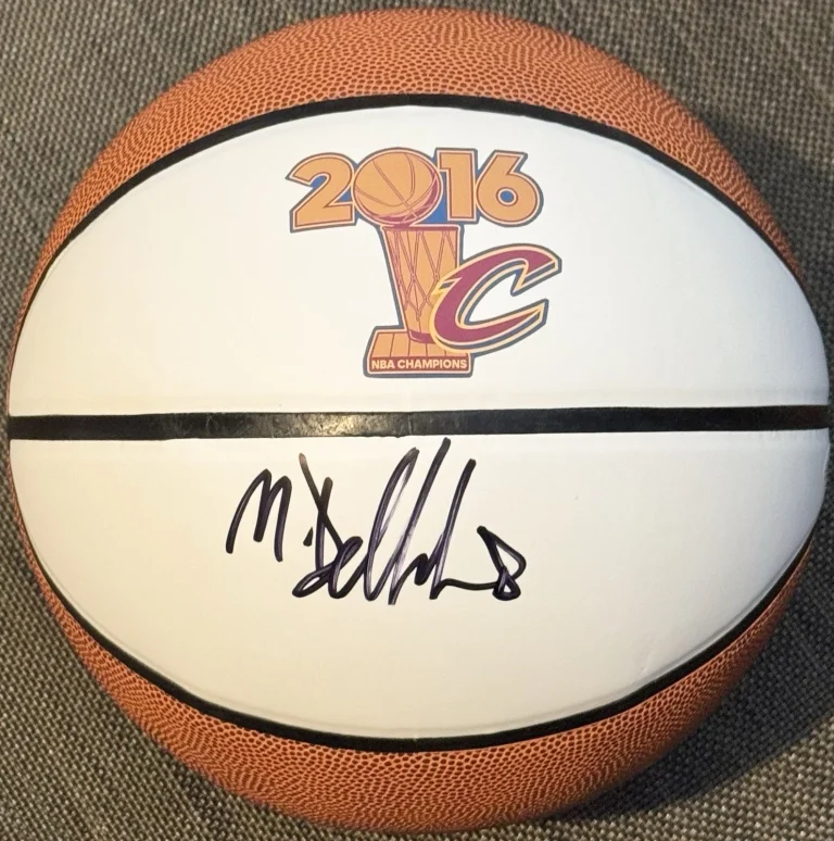 Matthew Dellavedova Signed Auto 2016 Cleveland Cavaliers Champs Basketball JSA