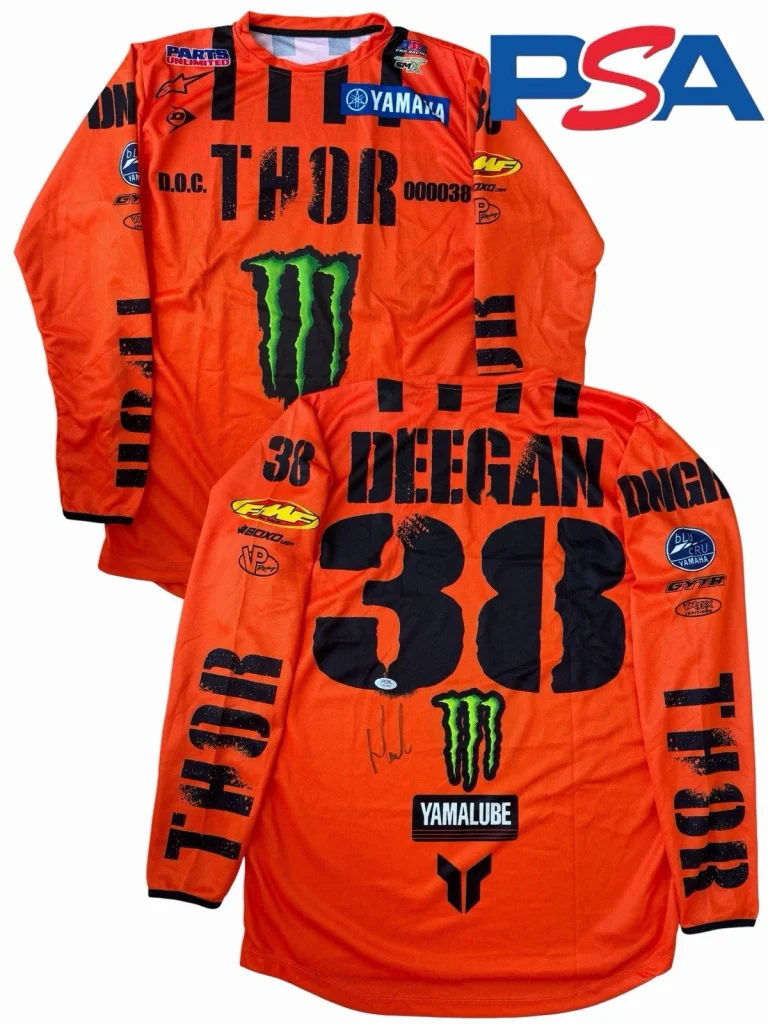 Haiden Deegan Signed Jail Jumpsuit Supercross #38 Jersey PSA AUTO Motocross SMX