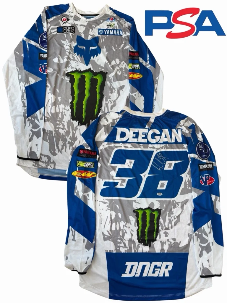 Haiden Deegan Signed Monster Yamaha Supercross #38 Jersey PSA AUTO Motocross SMX