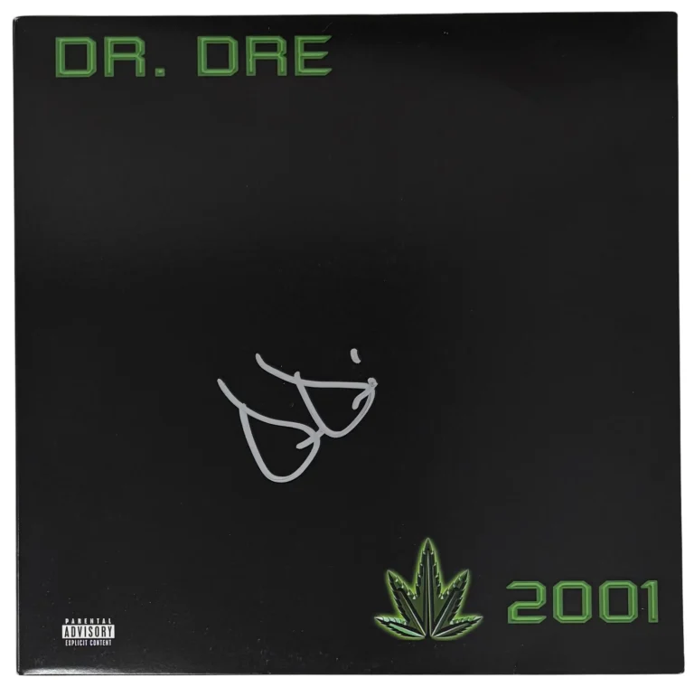 Dr. Dre Signed Autograph 2001 Vinyl Record Album LP NWA The Chronic Rap JSA COA
