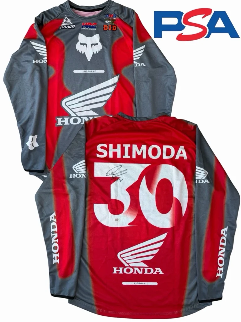 Jo Shimoda Signed Honda HRC Racing Supercross #30 Jersey PSA AUTO Motocross SMX